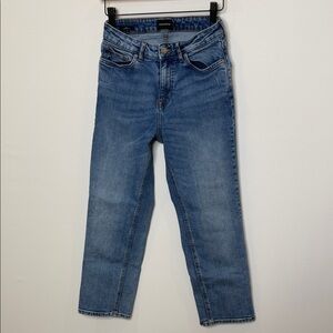 Frank And Oak Blue Straight Leg Denim Jeans – Size 26